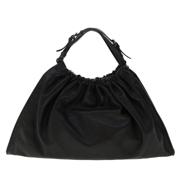 GUCCI Hand Bag Leather Black 76554 Auth bs6473 - Picture 2 of 16